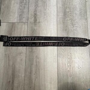 Black and white Off-White‎ belt MEN SIZE 34